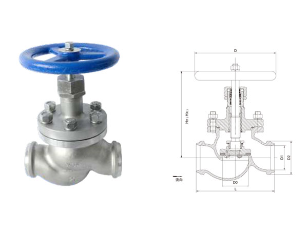 DJF-DA系列低溫短軸截止閥