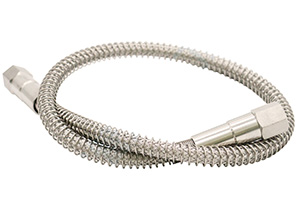 定制316L不銹鋼高壓金屬軟管1/4NPT內(nèi)螺紋