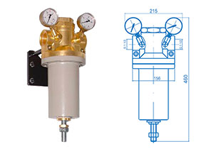 MESSER梅塞爾U47超大流量氫氣減壓閥