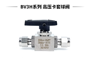 BV3H系列 四方體高壓卡套球閥